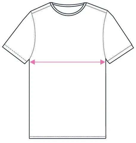 How to measure shirt width