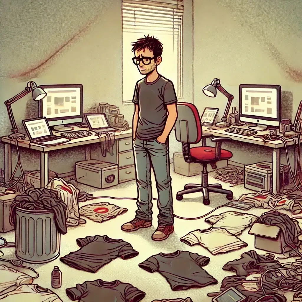 The hunt for the right shirt